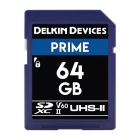 Delkin Devices Prime 64GB SD UHS-II V60 Memory Card