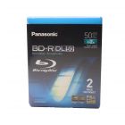 Panasonic Blu-ray Disc BD-R DL50 (2x) 50GB - 2 Pack - LM-BRU50AE2