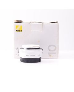 USED Nikon 1 10mm F/2.8 VR Lens (White)