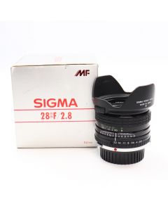 USED Sigma 28mm F2.8 Manual Focus OM Mount Lens 