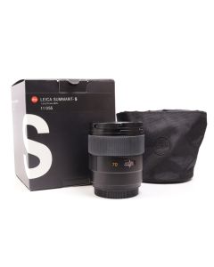 USED Leica Summarit-S 70mm f/2.5 ASPH Lens Black Anodised