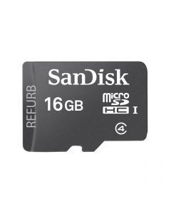 SanDisk 16GB microSDHC Card Class 4 (Refurbished)