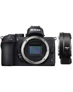 Nikon Z50 Digital Mirrorless Camera with FTZ Mount Adapter