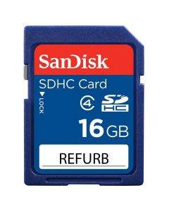 SanDisk 16GB SDHC Card UHS-1 Class 4 (Refurbished)