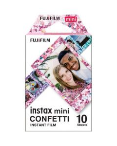 Fujifilm Instax Mini Instant Film Single Pack (10 Shots): Confetti