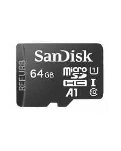 SanDisk 64GB microSDXC Card UHS-1 A1 Class 10 (Refurbished)