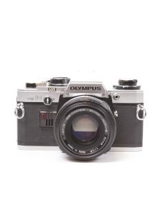 USED Olympus OM10 Film Camera With OM 50mm F1.8 Lens