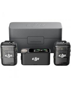 DJI Mic 2 Wireless Microphone - Dual Transmitter Set with Charging Case