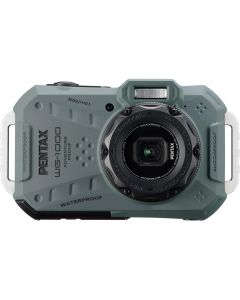 Pentax WG-1000 Waterproof Digital Compact Camera - Olive