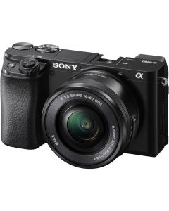 Sony Alpha A6100 Digital Camera with 16-50mm Lens - Black