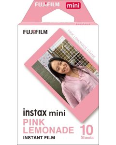 Fujifilm Instax Mini Instant Film Single Pack (10 Shots): Pink Lemonade