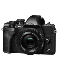 Olympus OM-D E-M10 Mark IV Digital Camera with 14-42mm EZ Lens - Black