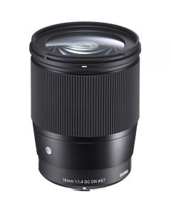 A- Sigma 16mm f1.4 DC DN Contemporary Lens - Canon EF-M Mount - EX DEMO