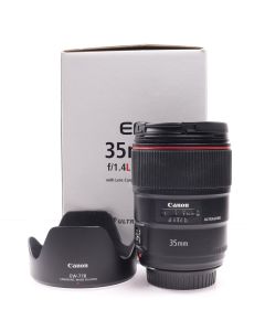 USED Canon EF 35mm F1.4L II USM Wide Angle Prime Lens