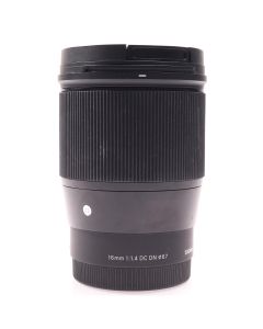 USED Sigma 16mm f1.4 DC DN Contemporary Lens For Sony E-Mount