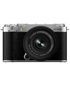 Fujifilm X-M5 with 15-45mm Digital Camera & Lens - Silver