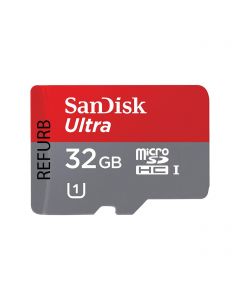 SanDisk Ultra microSDHC UHS-I U1 - 32GB  (Refurbished)