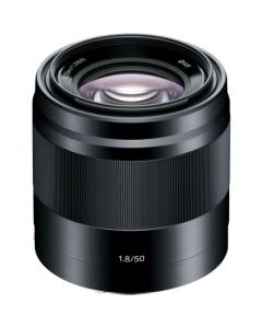 SONY NEX E 50mm F1.8 OSS Lens - Black: Refurbished