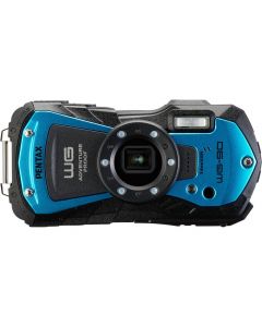 Pentax WG-90 Waterproof Digital Compact Camera - Blue