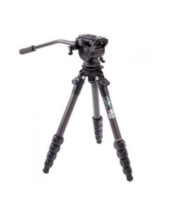3 Legged Thing Jay Carbon Fibre Tripod with Leveling Base + AirHed Cine Arca - Darkness