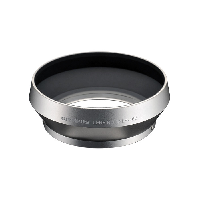 Olympus LH-48B Metal Lens Hood For M.Zuiko 17mm F1.8 - Silver