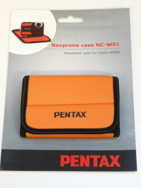 Pentax NC-WS1 Neoprene Case for Optio WS80 - Orange | Camera