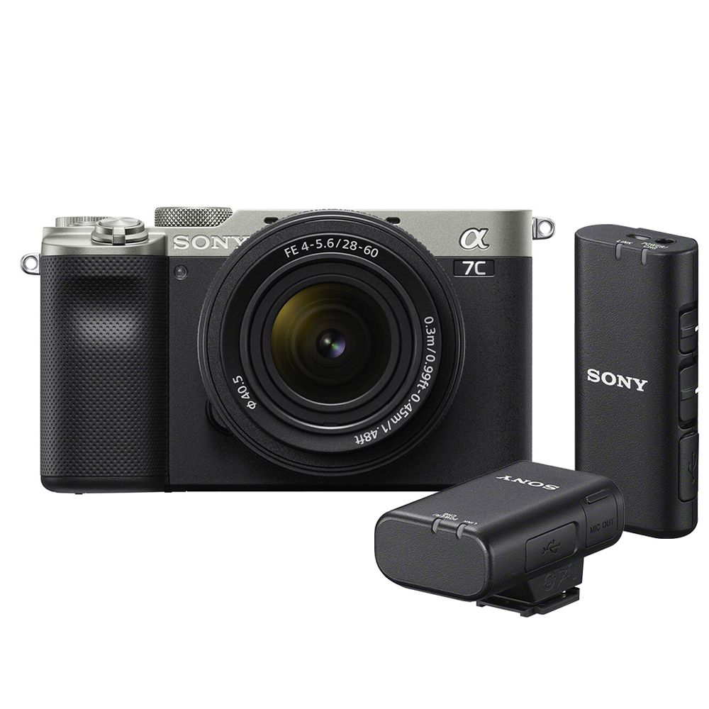 Sony a7C II Mirrorless Camera with FE 28-60mm f/4-5.6 Lens (Silver)