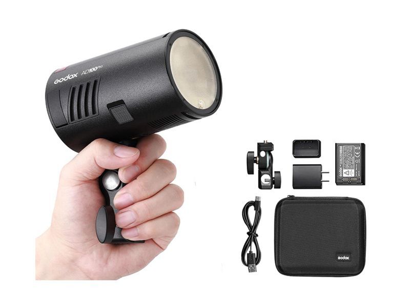 Godox AD100 Pro Witstro Portable Pocket Flash With Battery Kit